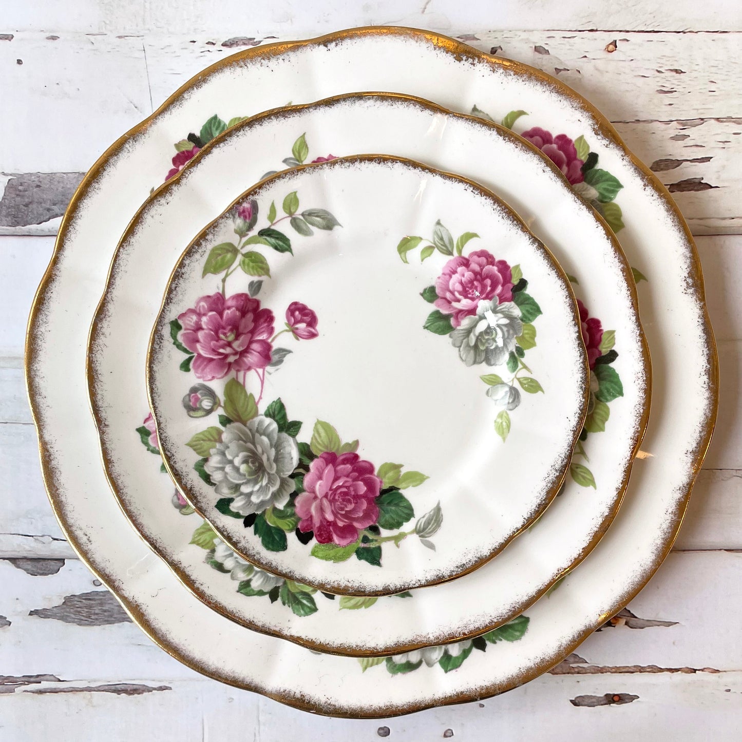 Evening Rhapsody 3 plate set
