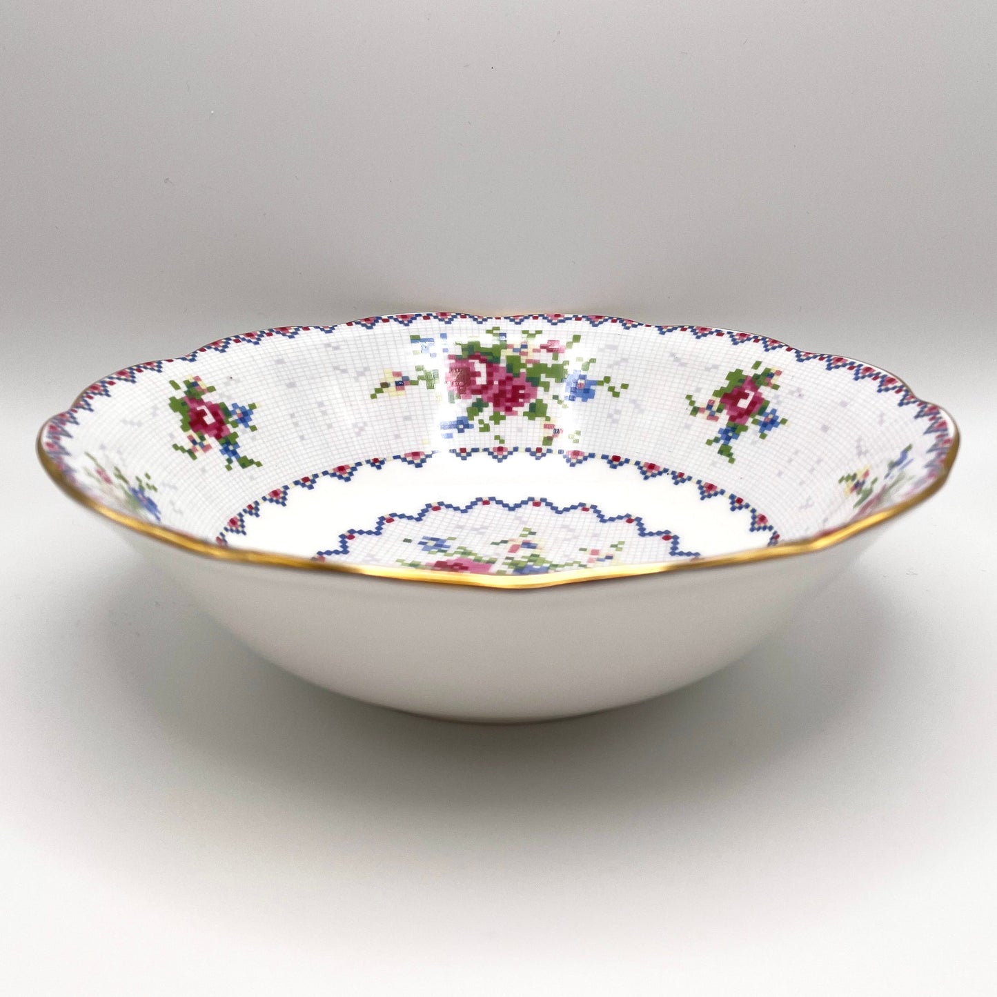 Petit Point Soup Bowl