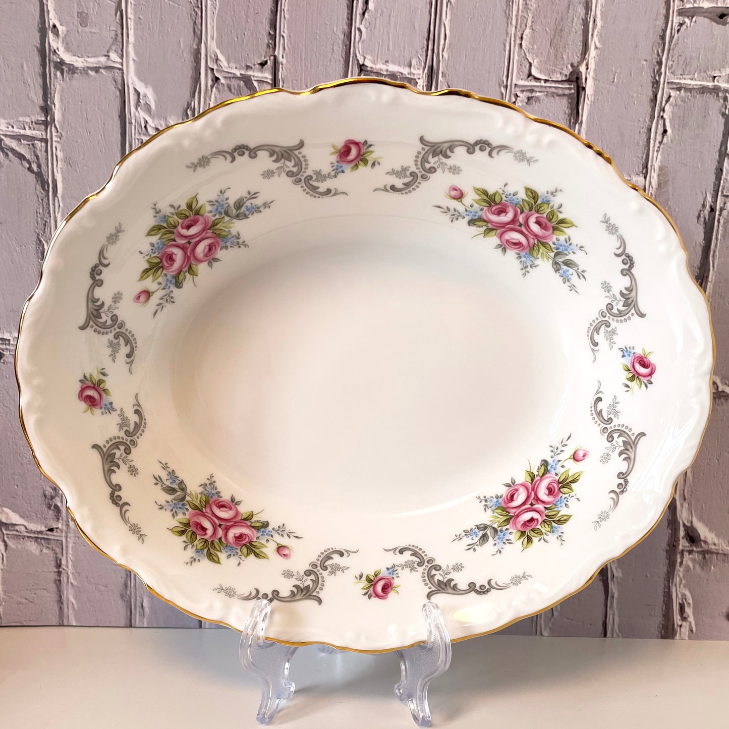 Tranquility Deep Serving Dish 9"
