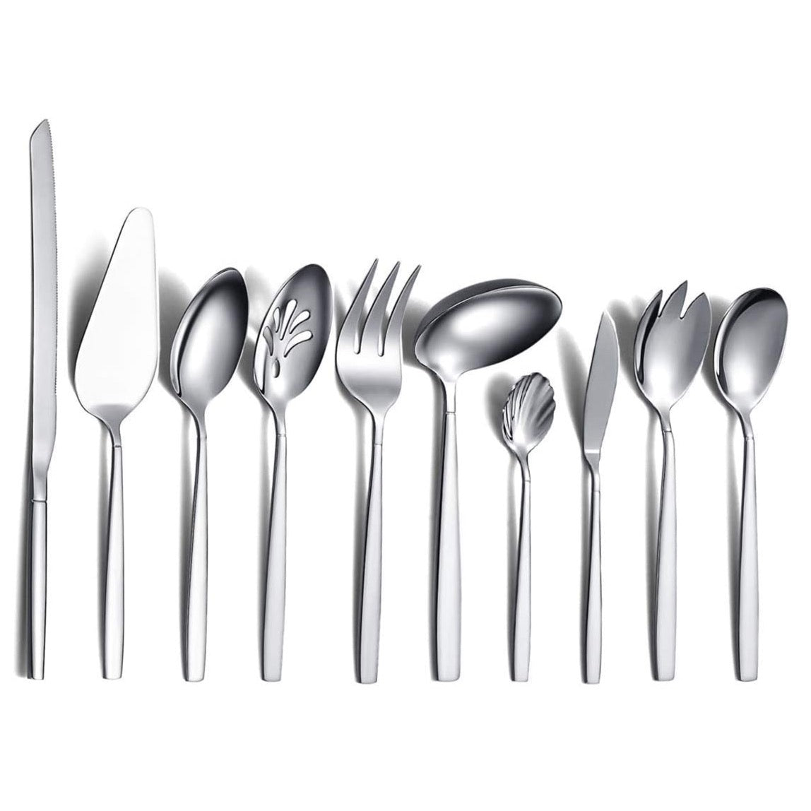 Silver Serving Utensils 10 Pieces - Price per set